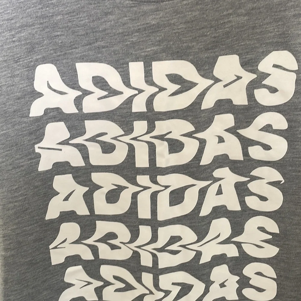 Adidas Ultimate 2.0 Gray Muscle Tee Tank Size M - Picture 2 of 5